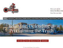 Tablet Screenshot of northsidechristianacademy.org